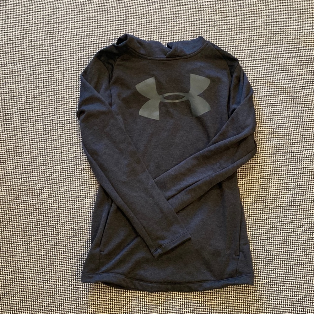 Grey under armour hoodie